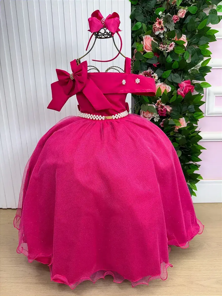 Vestido longo festa pink, foto 3