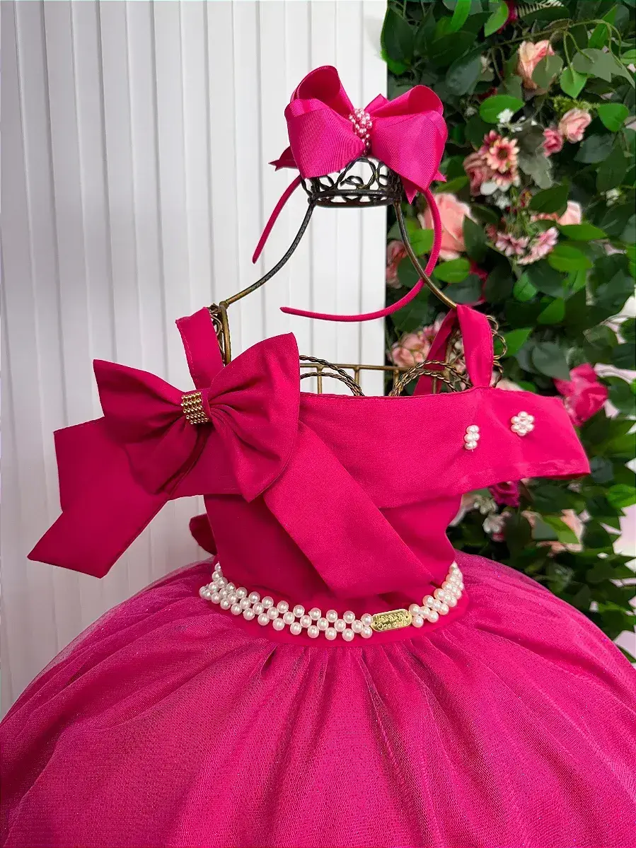 Vestido longo festa pink, foto 5