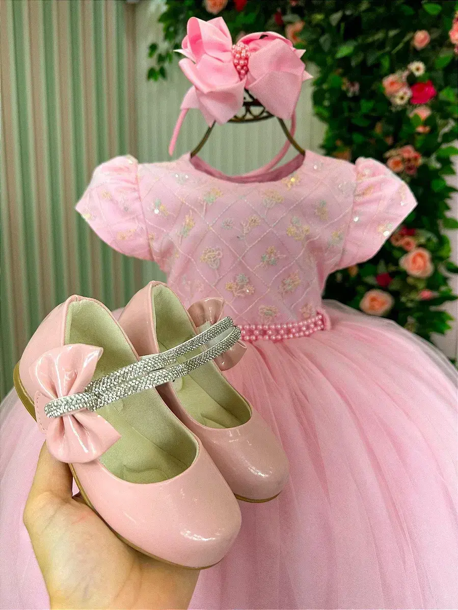 Vestido dafne rosa, foto 3