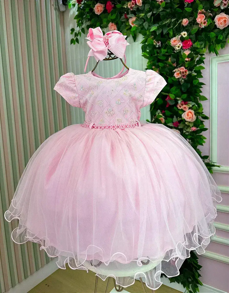 Vestido dafne rosa