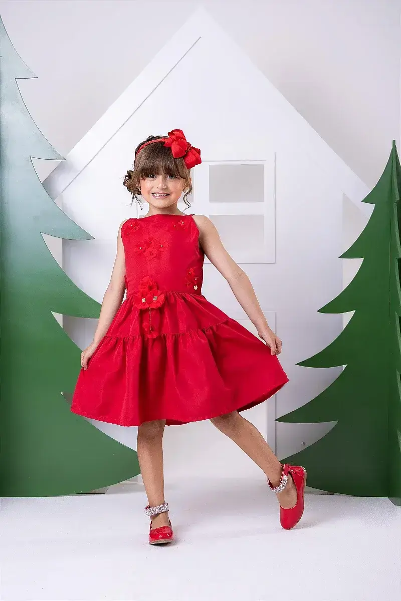 Vestido cecilia vermelho