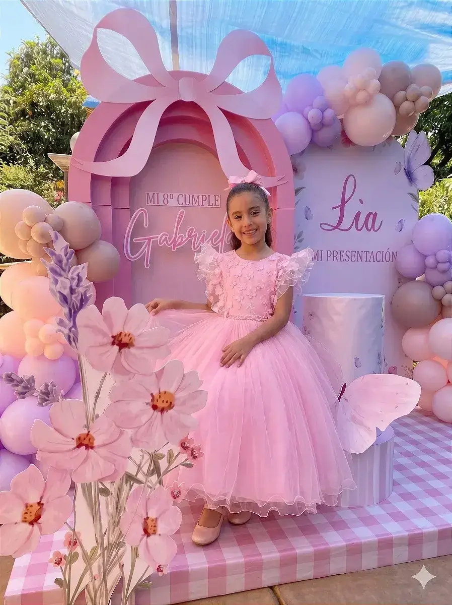 Vestido angelie rosa, foto 2