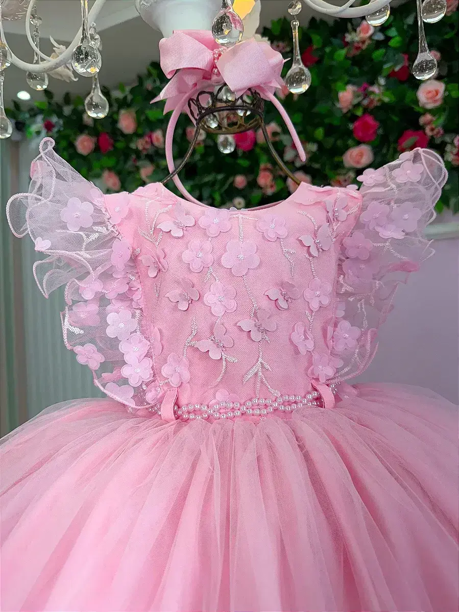 Vestido angelie rosa, foto 4