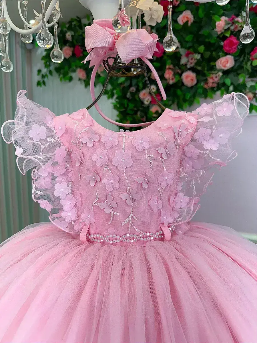 Vestido angelie rosa, foto 5