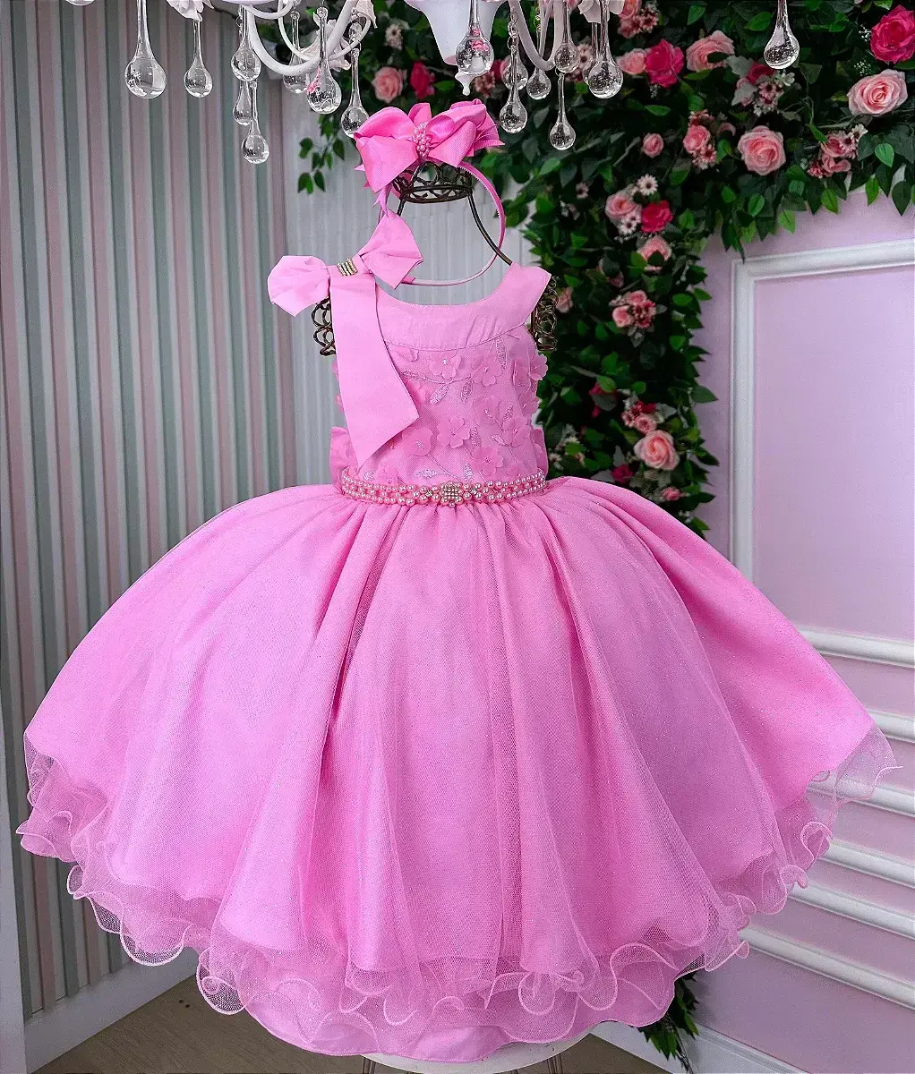 Vestido nicole rosa