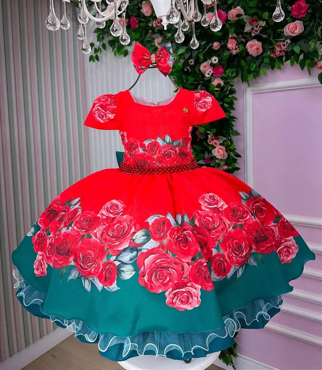 Vestido melina vermelho Natal, foto 2