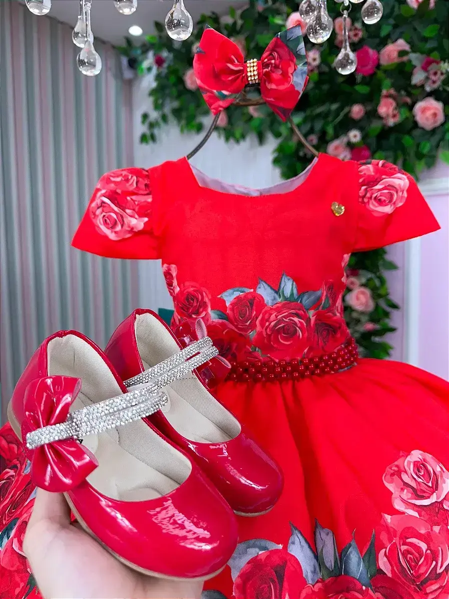 Vestido melina vermelho Natal, foto 4