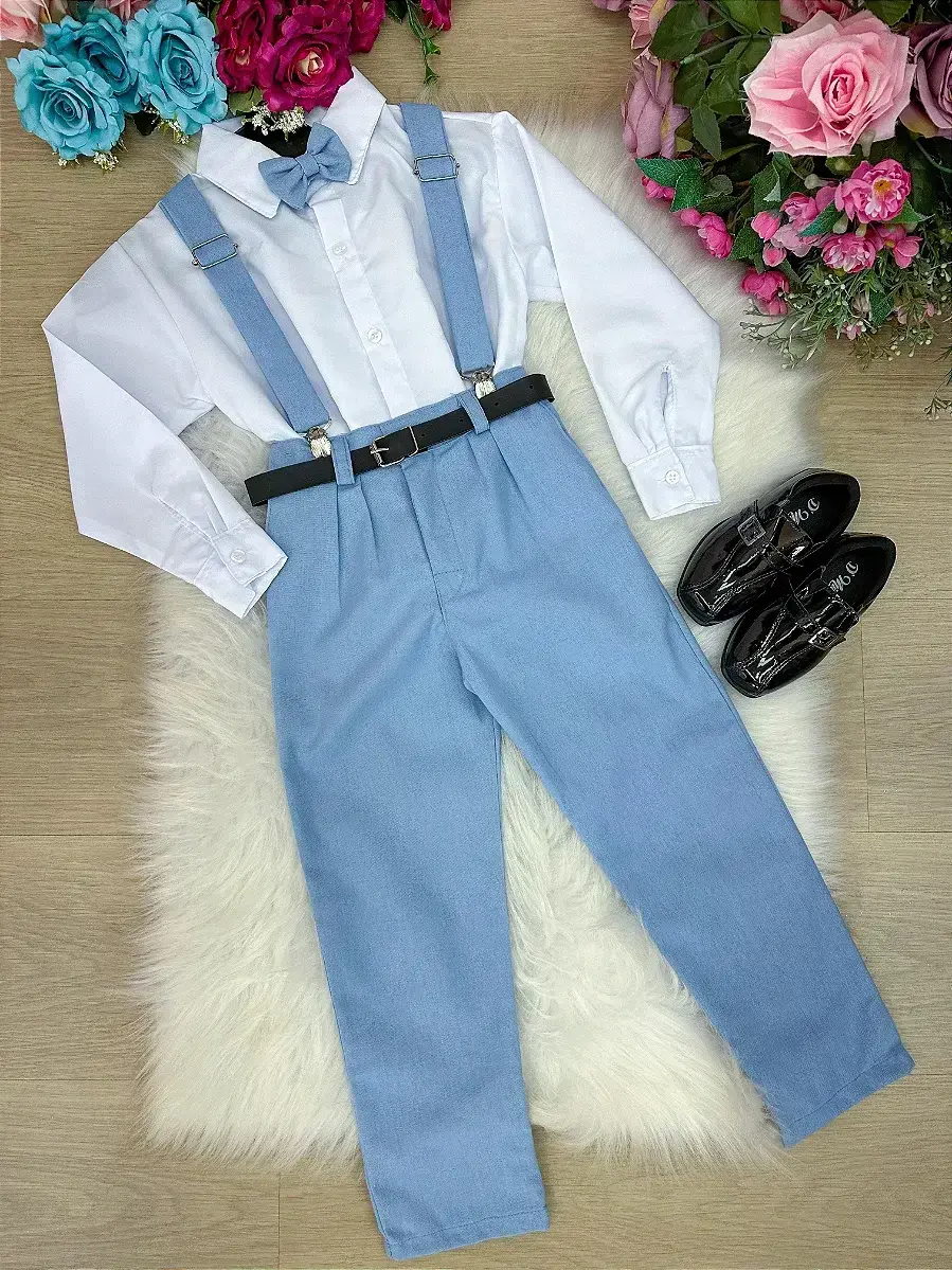 Conjunto vitor suspensorio azul serenity