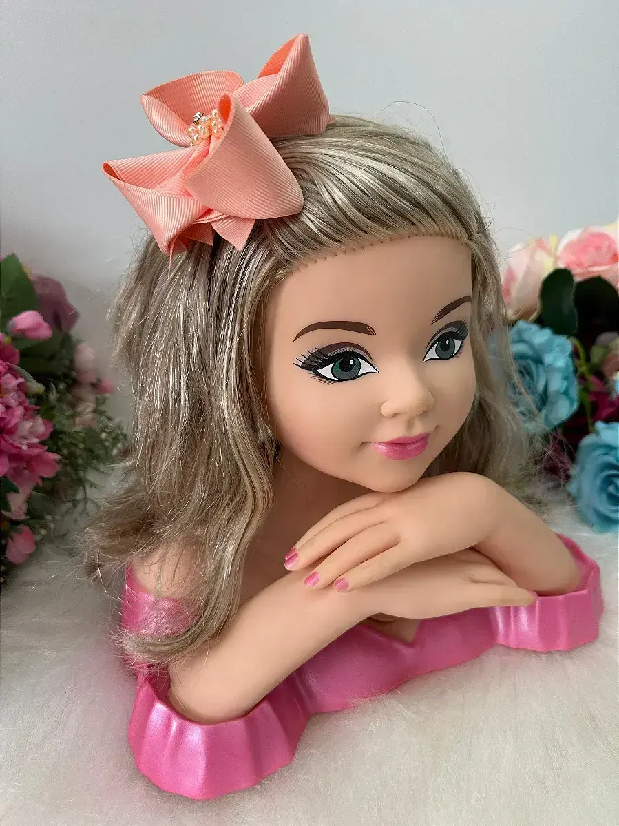 Laço strass maria alice pessego, foto 2