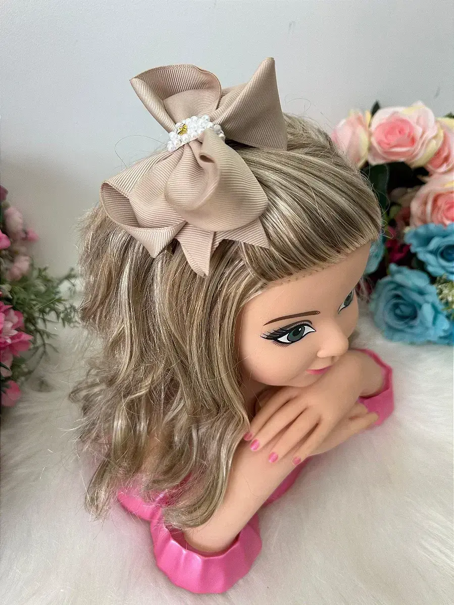 Laço strass maria alice marfim, foto 2