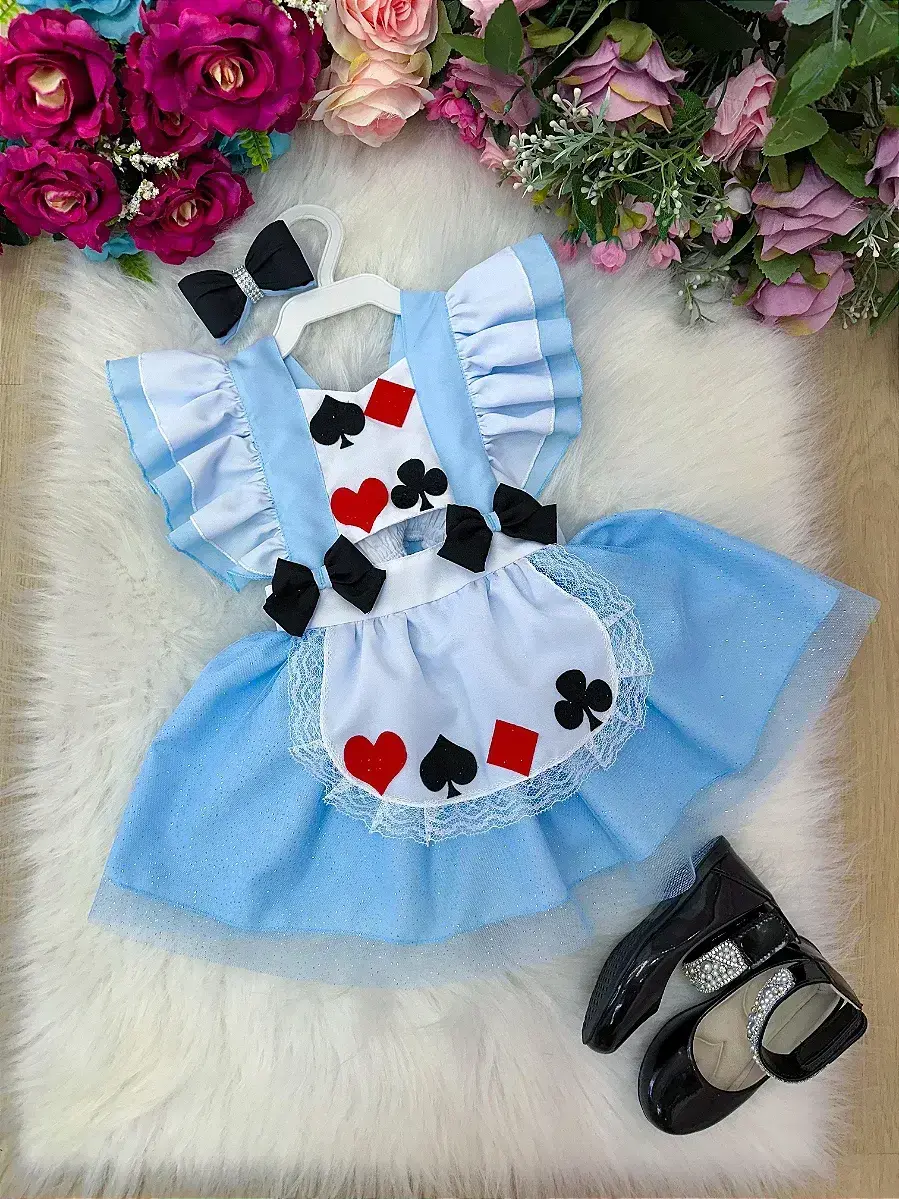 Vestido alice no pais das maravilhas, foto 3