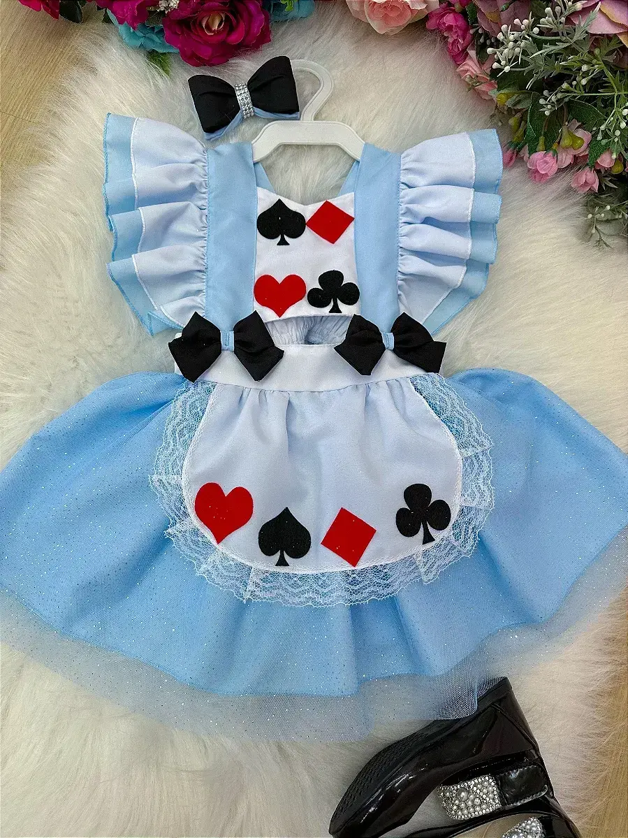 Vestido alice no pais das maravilhas, foto 4