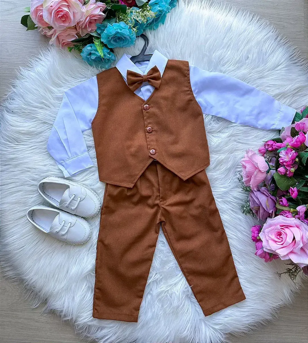 Conjunto social leonardo colete caramelo, foto 5