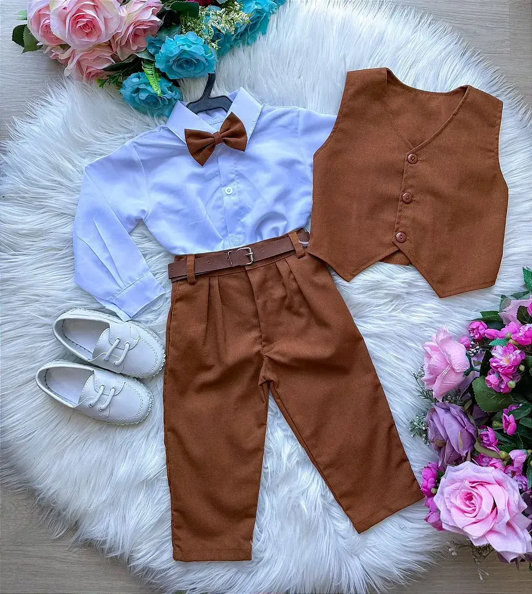 Conjunto social leonardo colete caramelo, foto 6