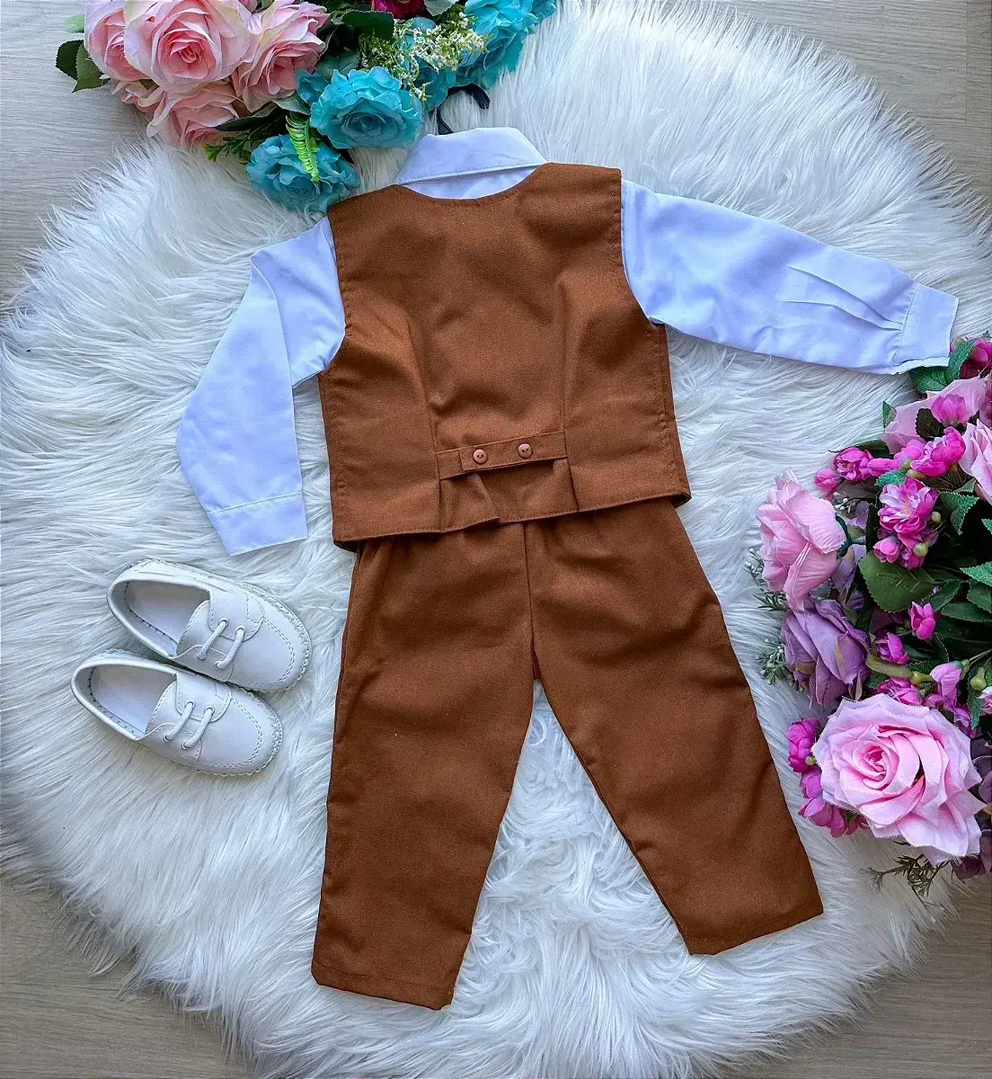 Conjunto social leonardo colete caramelo, foto 7