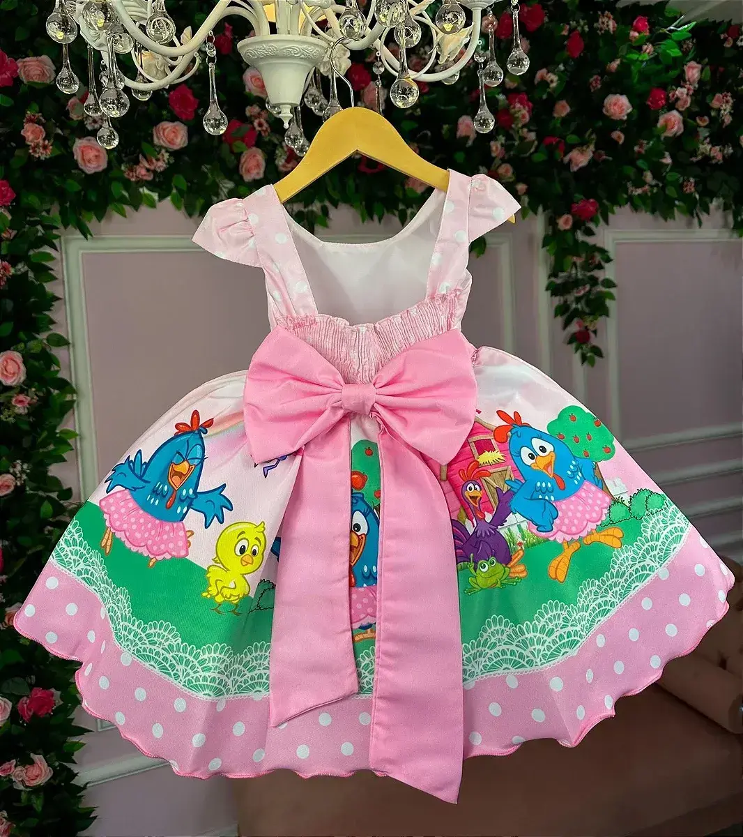 Vestido festa galinha pintadinha, foto 5
