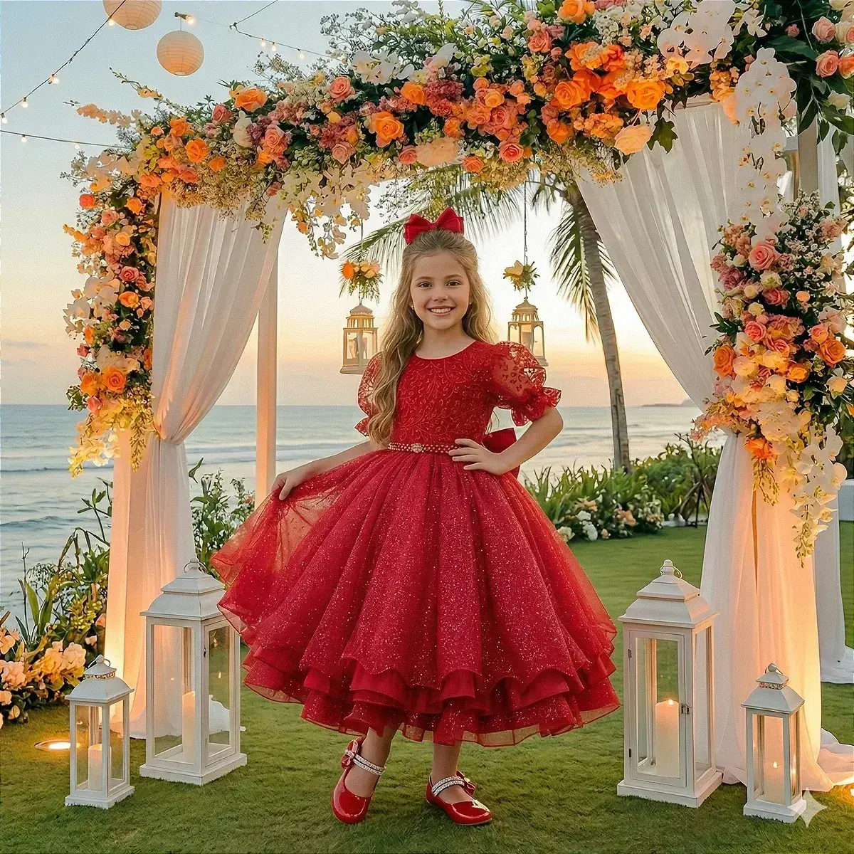 Vestido laize vermelho, foto 2