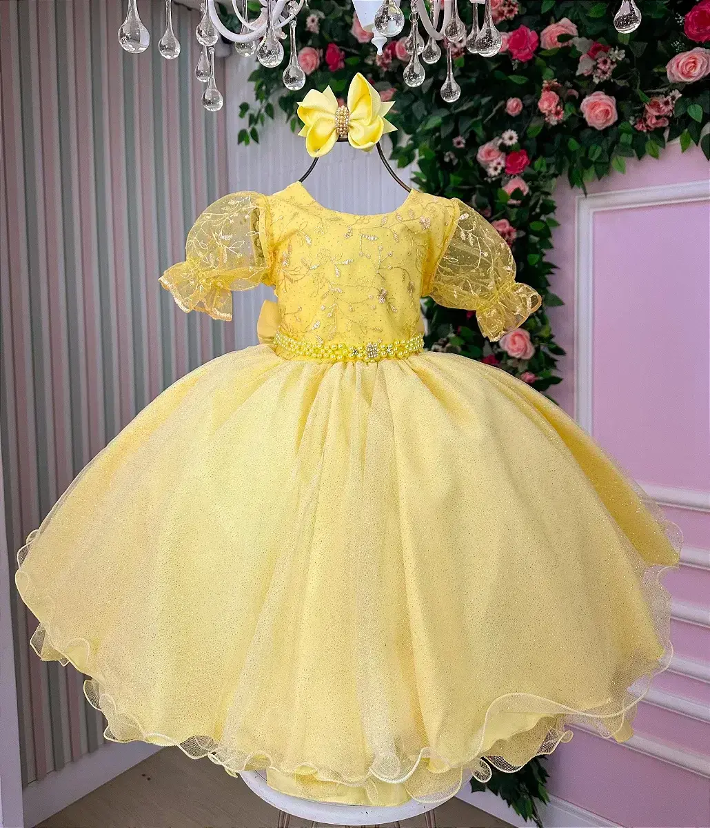 Vestido laize amarelo, foto 3