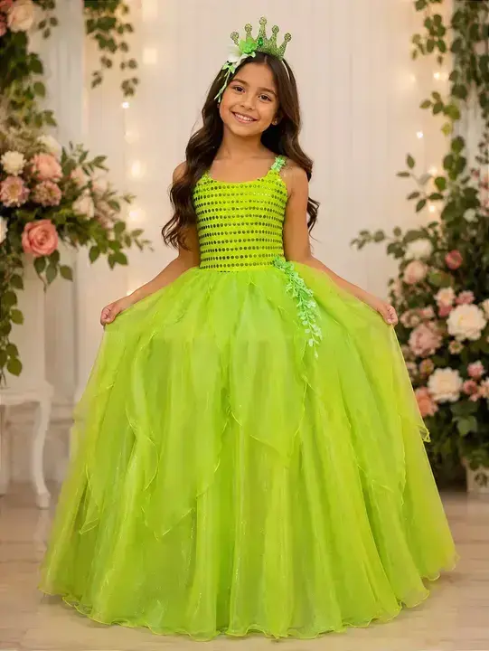 Fantasia longa princesa verde
