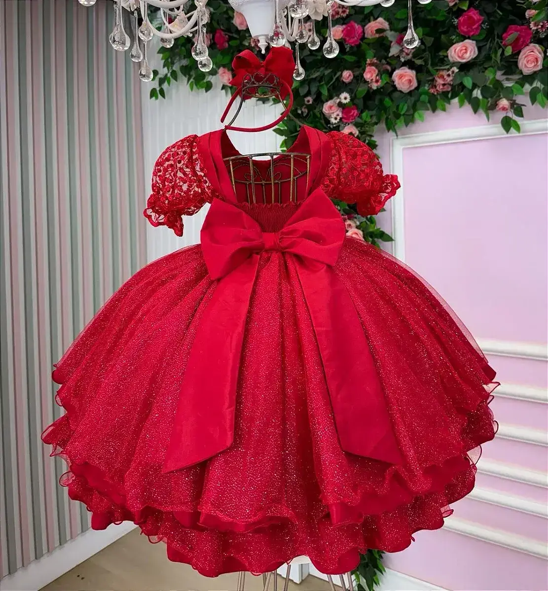 Vestido laize vermelho, foto 7