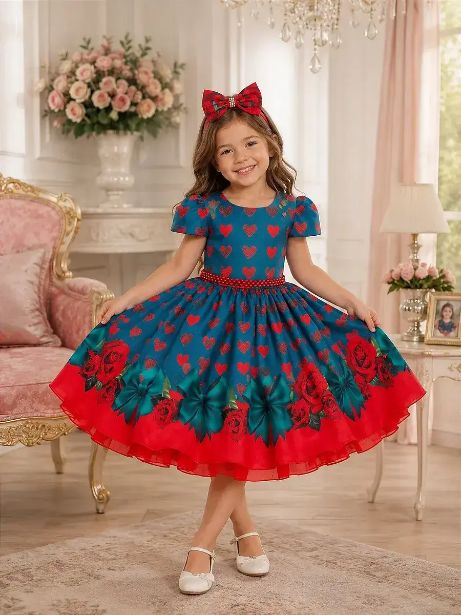 Vestido Natal verde