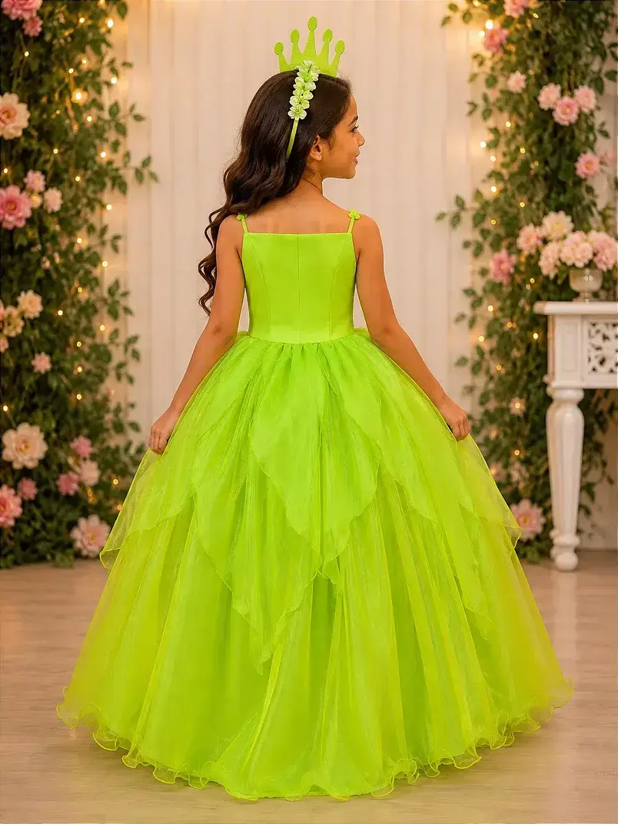 Fantasia longa princesa verde, foto 2