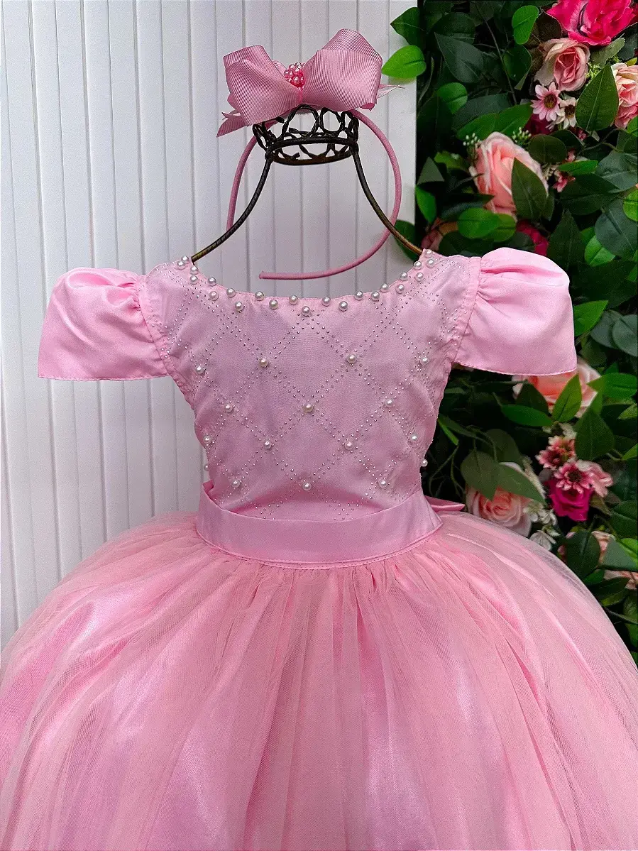 Vestido longo rosa, foto 2