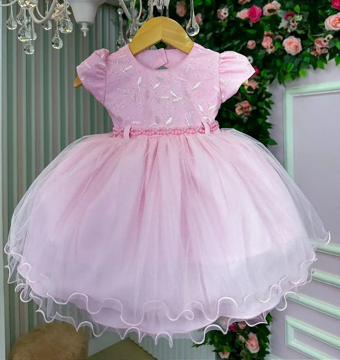 Vestido carolina rosa