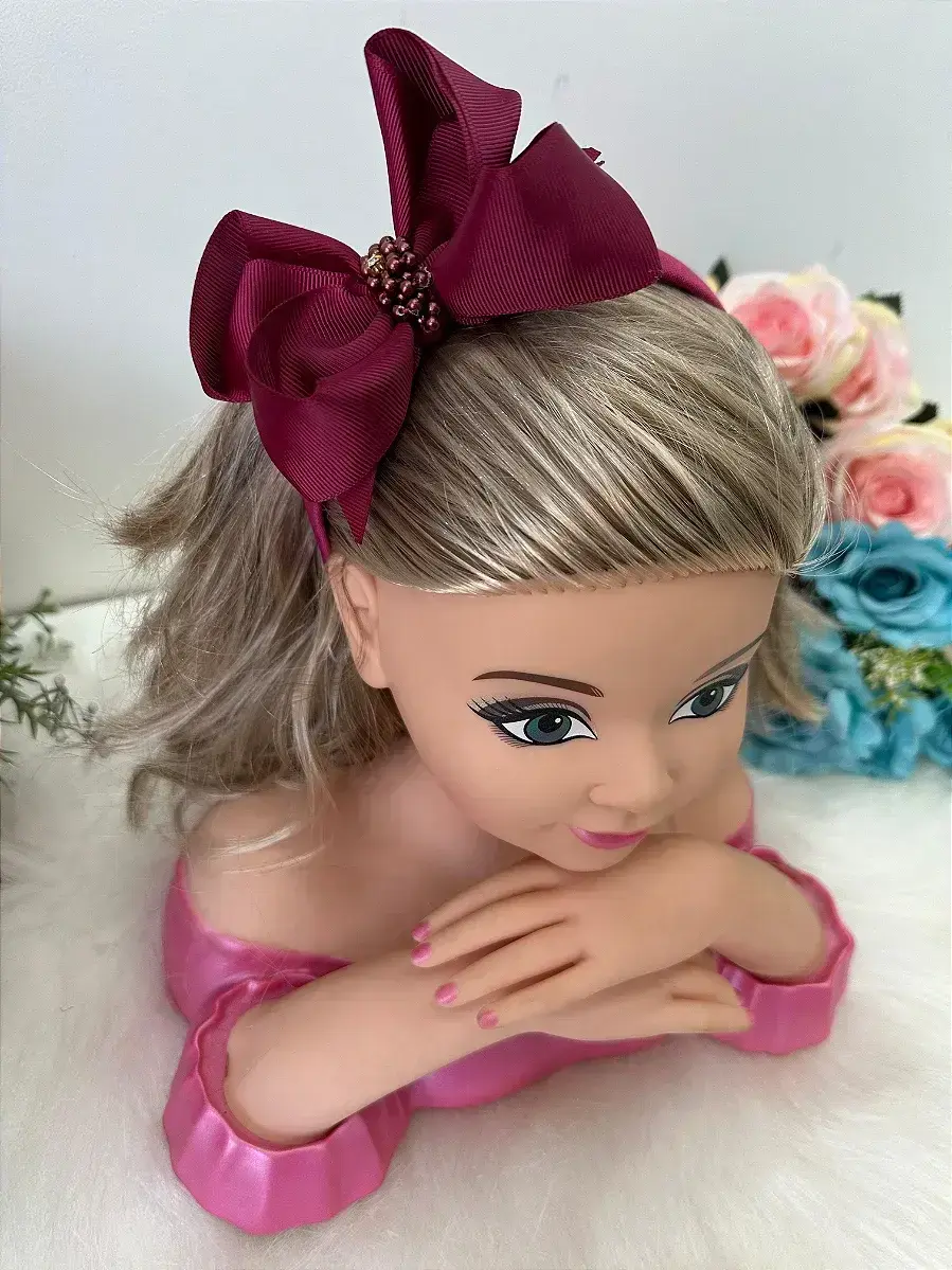 Tiara bianca marsala