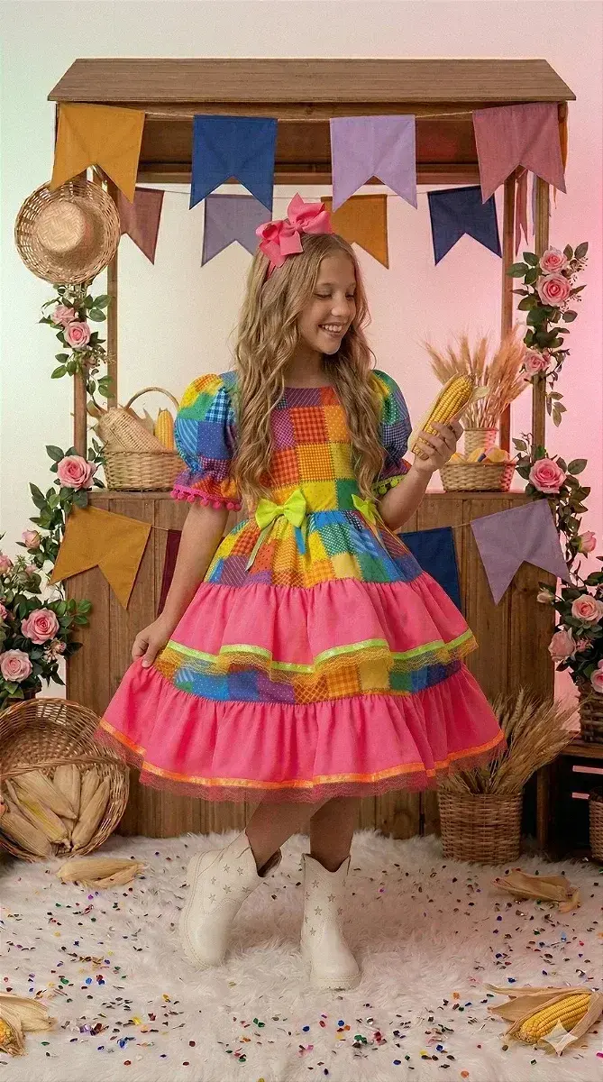Vestido junino festa rubia, foto 4