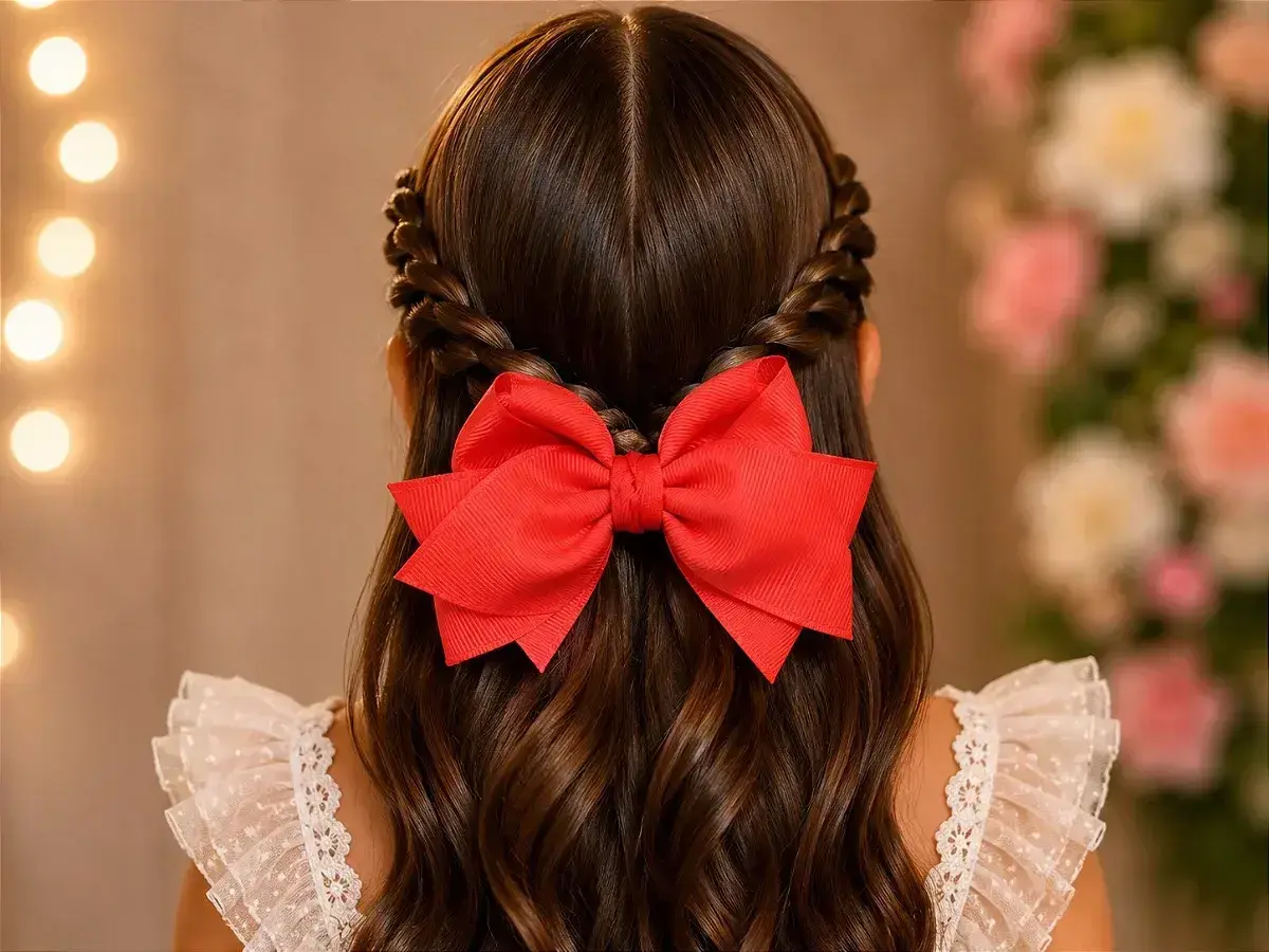 Laço antonella laranja neon