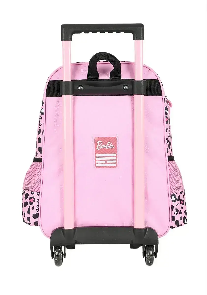 Kit mochila rodinhas lancheira Barbie boneca, foto 3