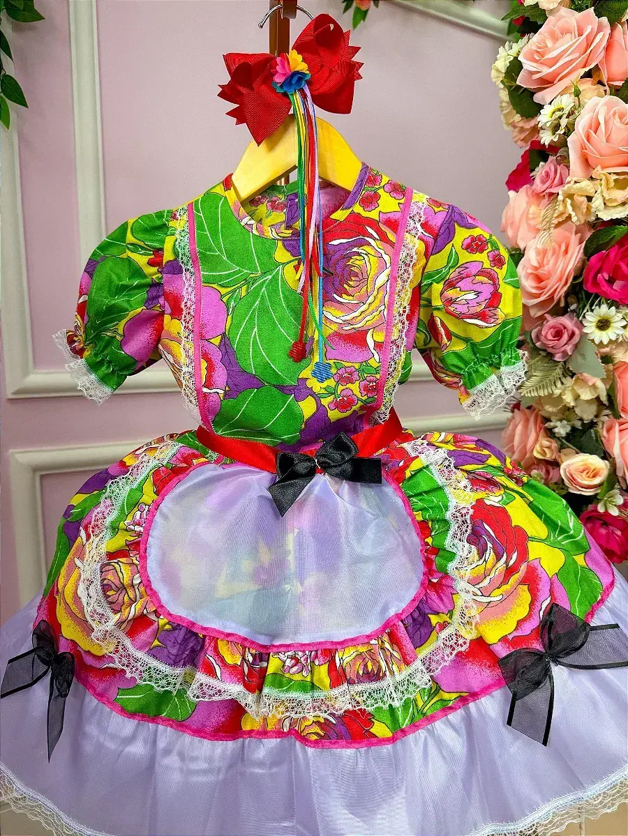 Vestido junino tropical carina, foto 2