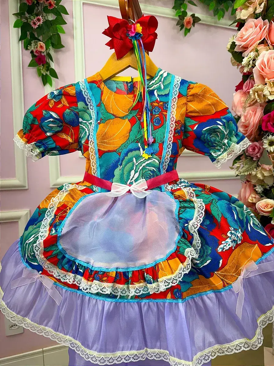 Vestido junino tropical lorenza, foto 2