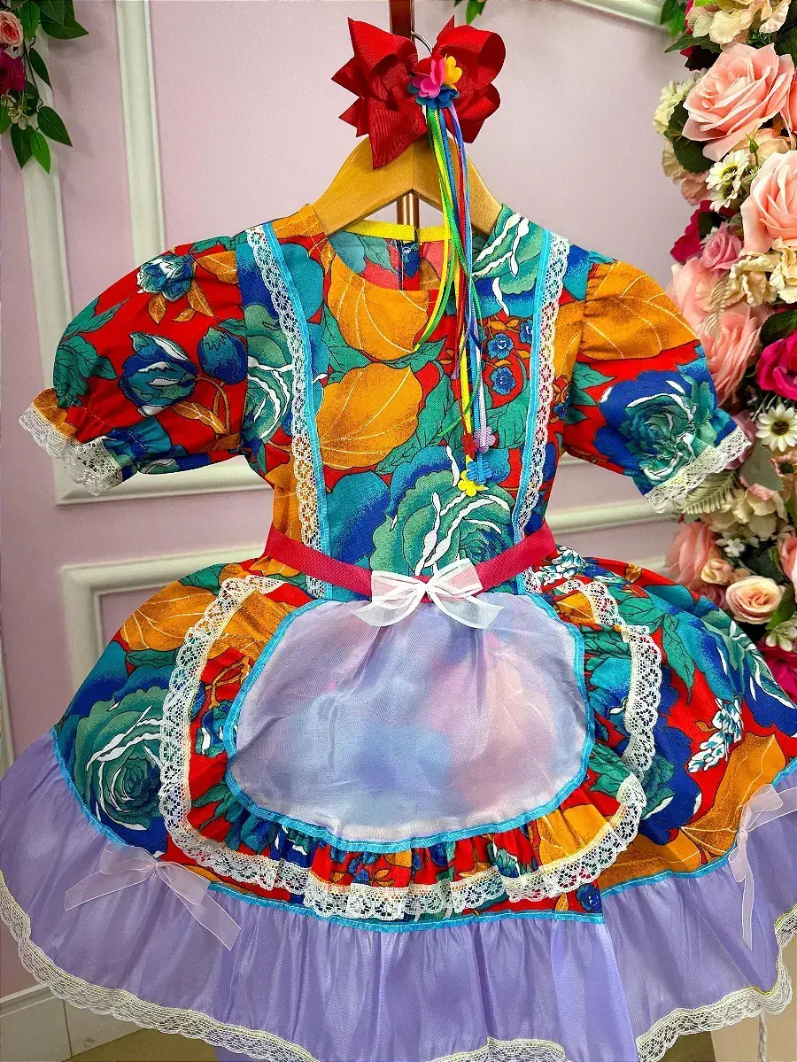 Vestido junino tropical lorenza, foto 3