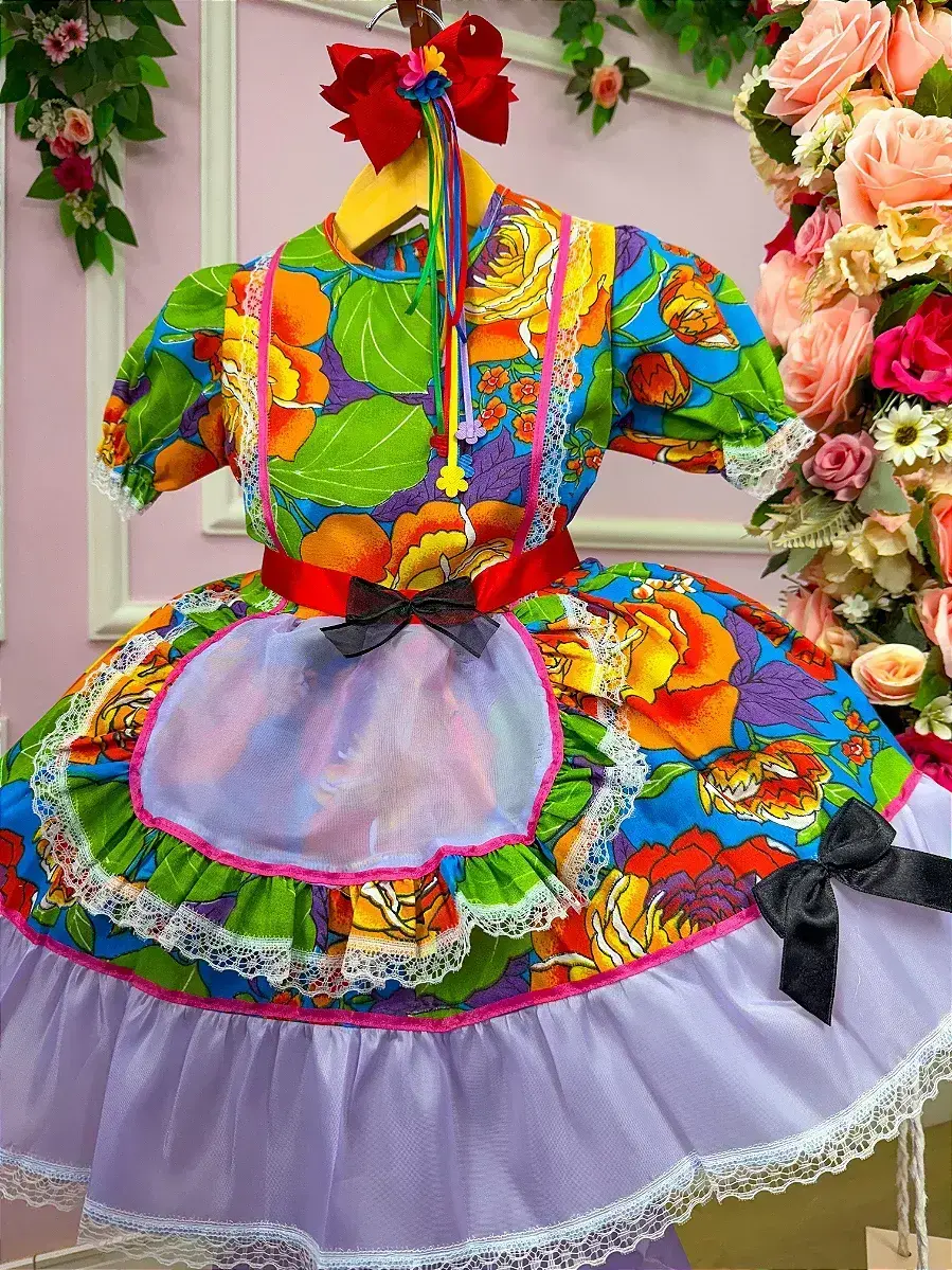 Vestido junino tropical rafinha, foto 2