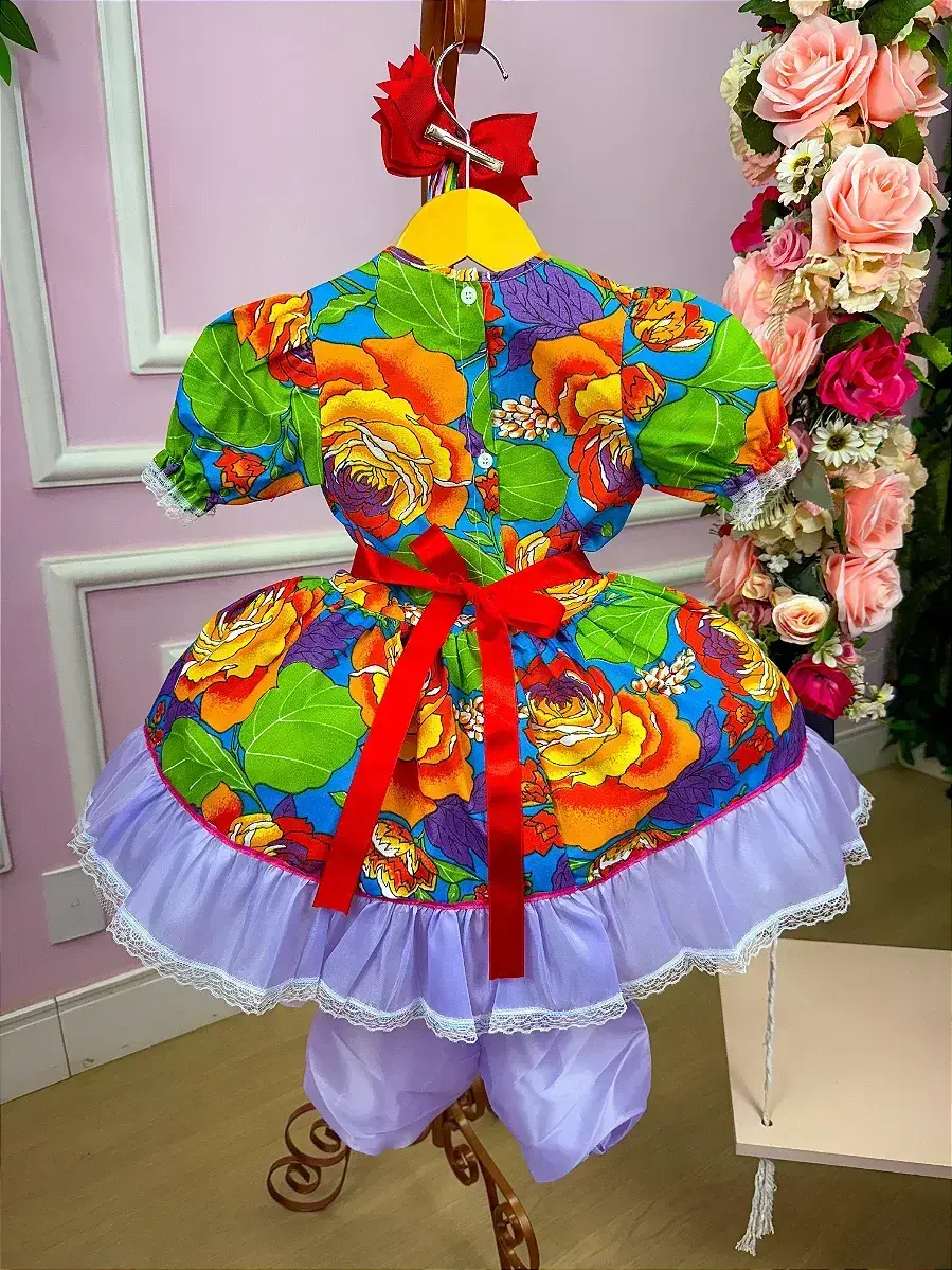 Vestido junino tropical rafinha, foto 4