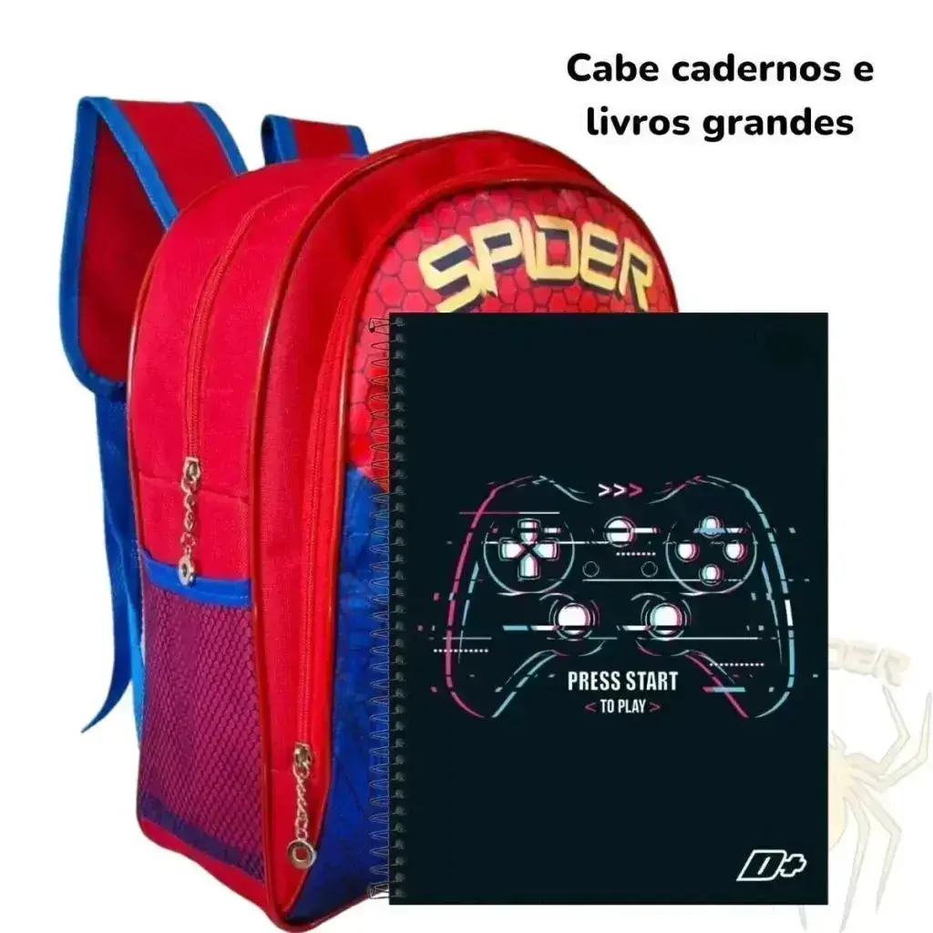 Mochila de costas homem aranha, foto 3
