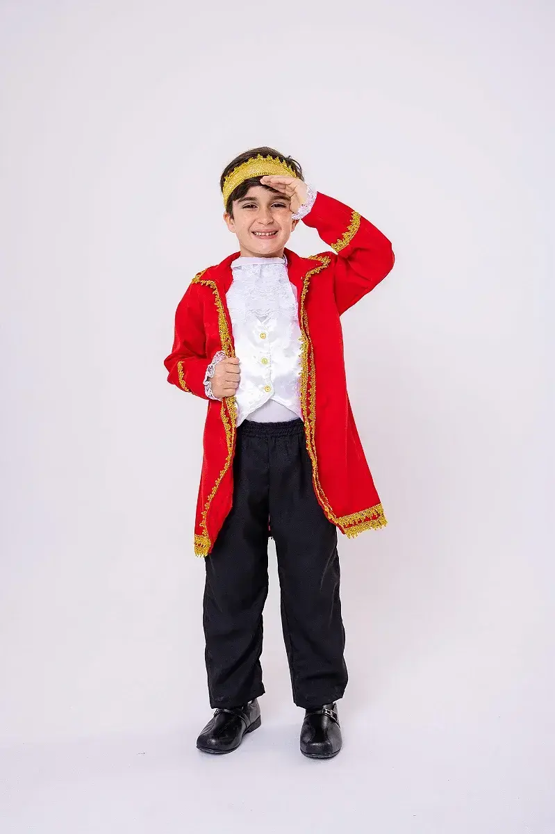 Fantasia principe conde william vermelho