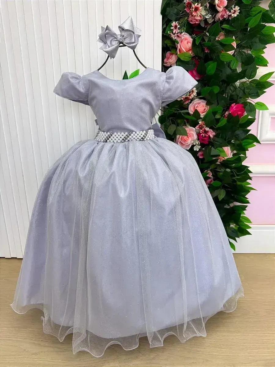 Vestido longo heloisa prata, foto 2