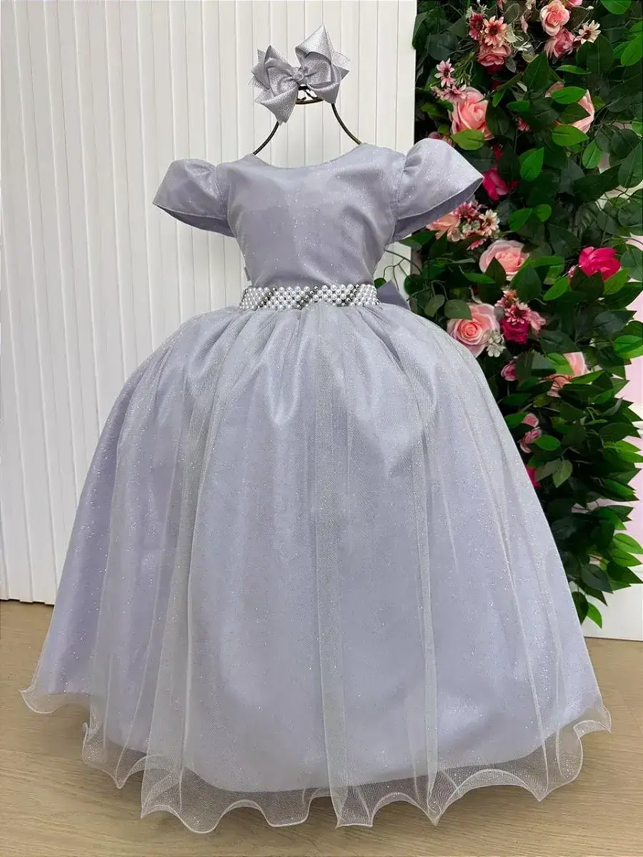 Vestido longo heloisa prata, foto 4