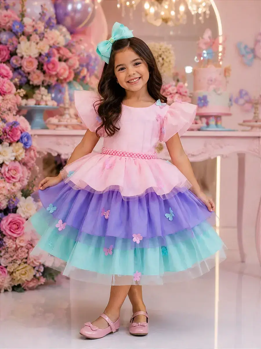 Vestido floresta encantada