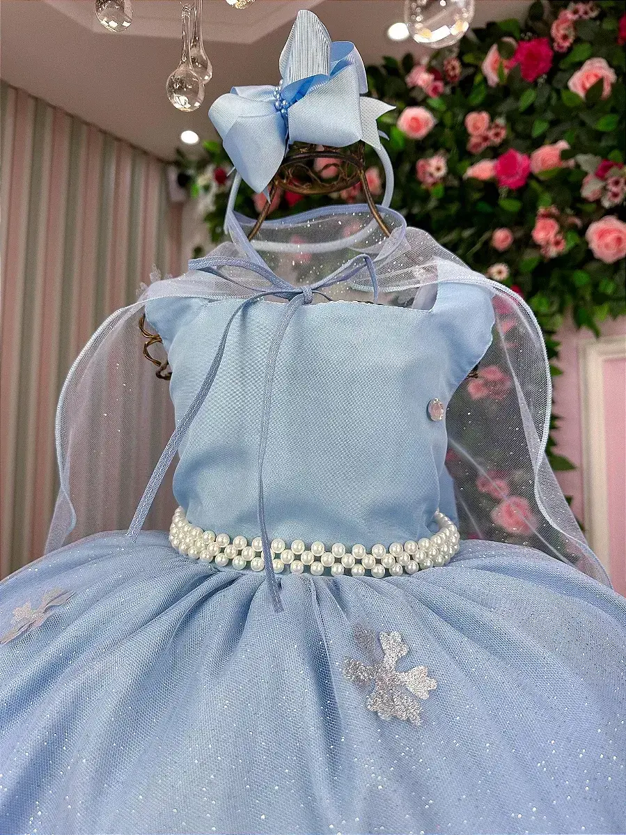 Vestido festa princesa gelo, foto 2