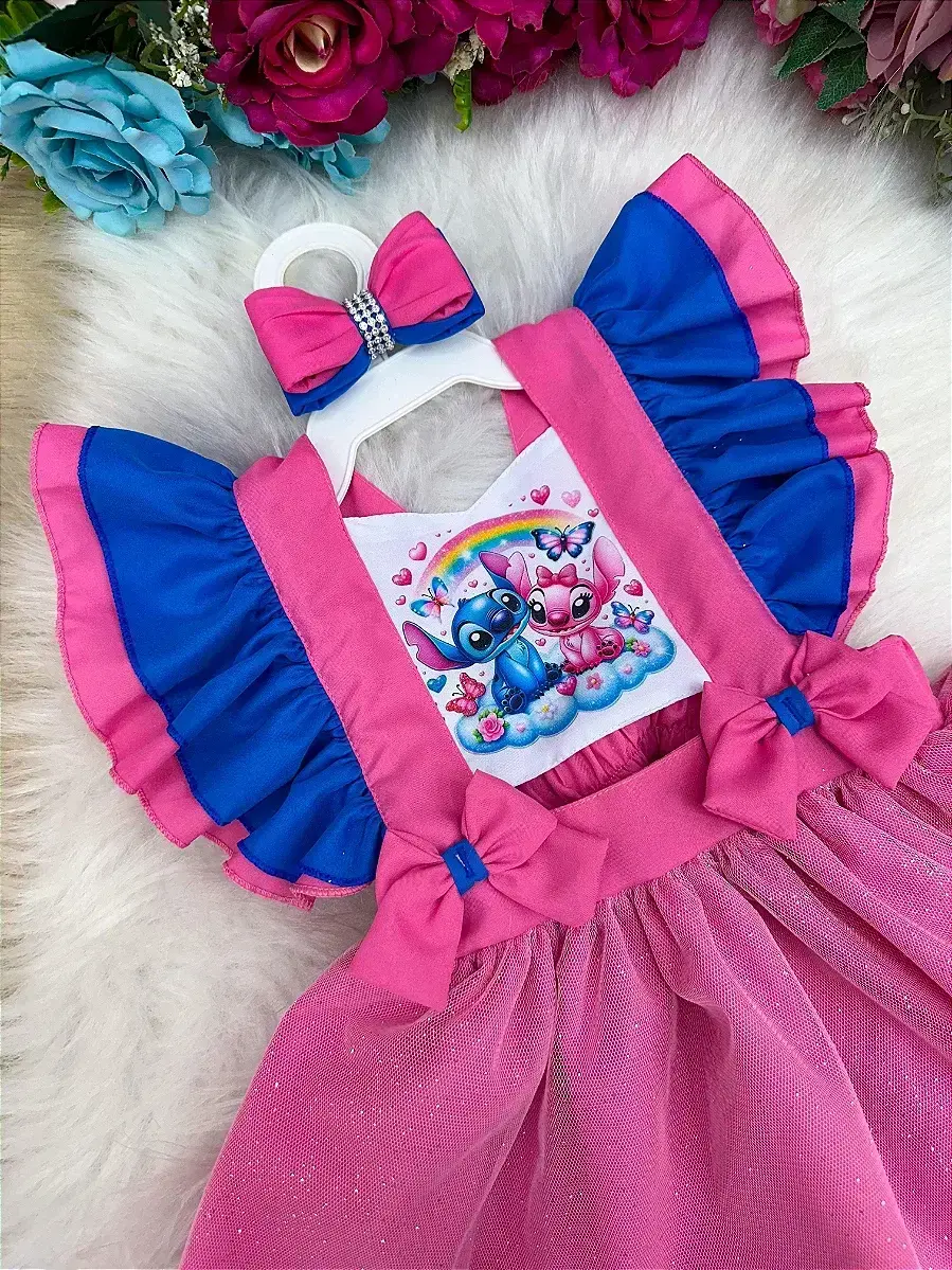 Vestido festa Stitch e angel, foto 3