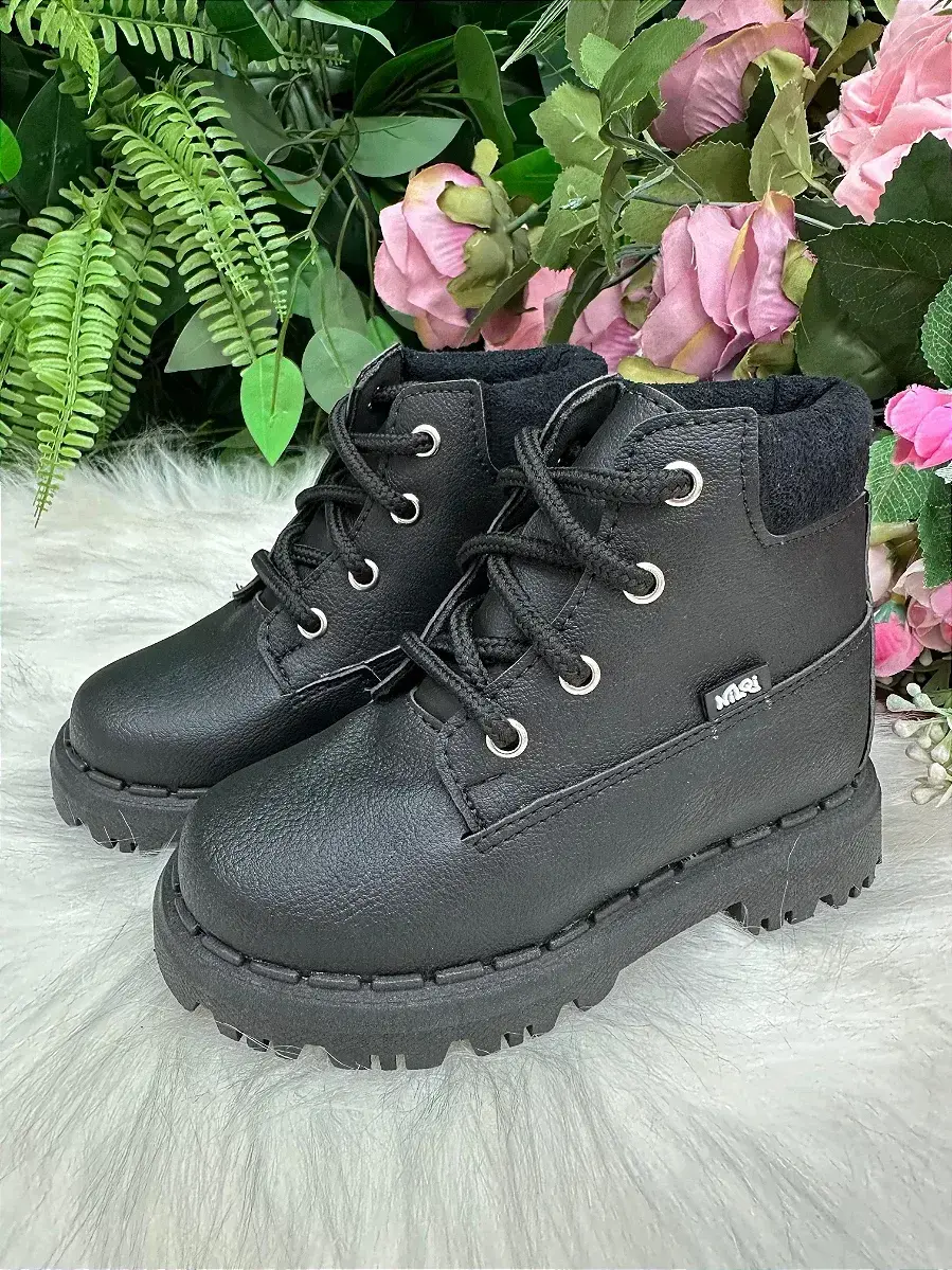 Bota coturno masculina nilqi preto