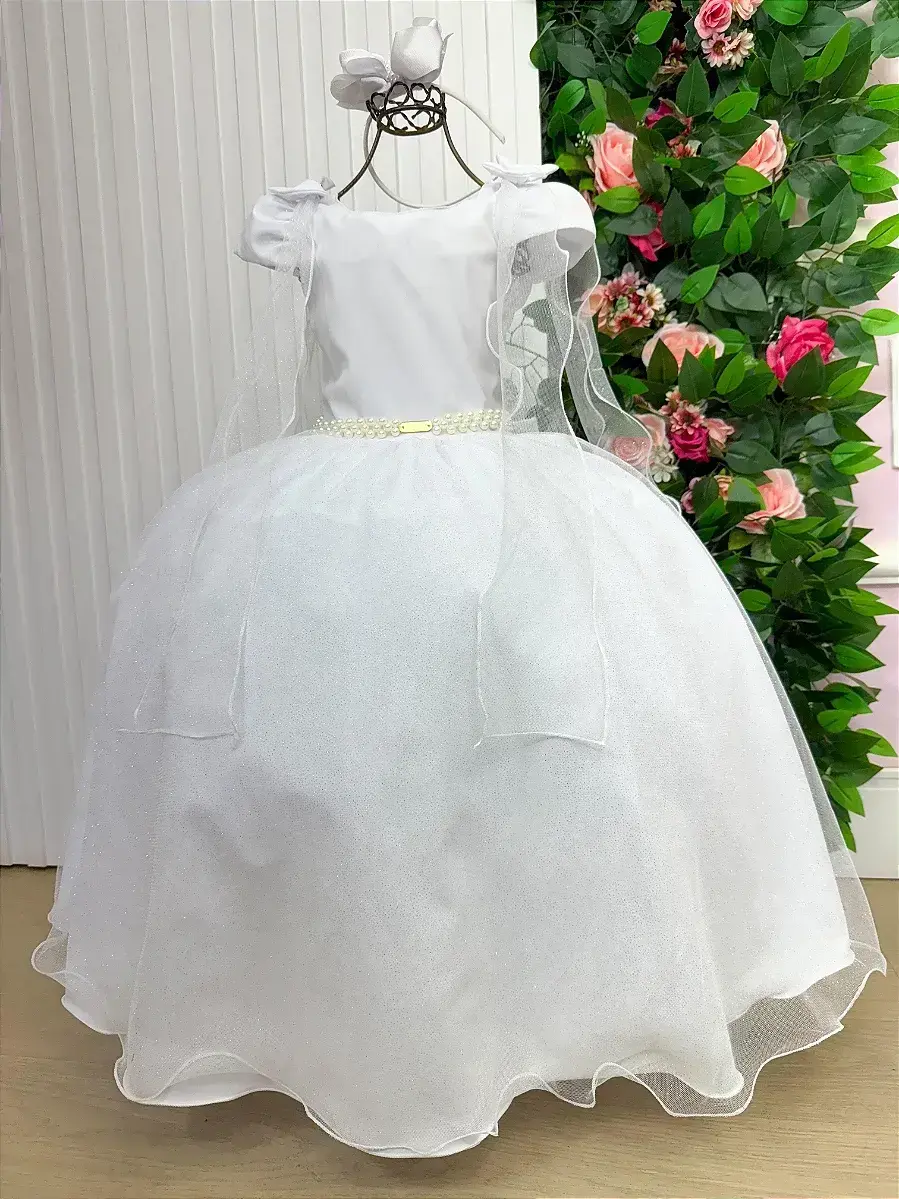 Vestido longo diamante branco, foto 4