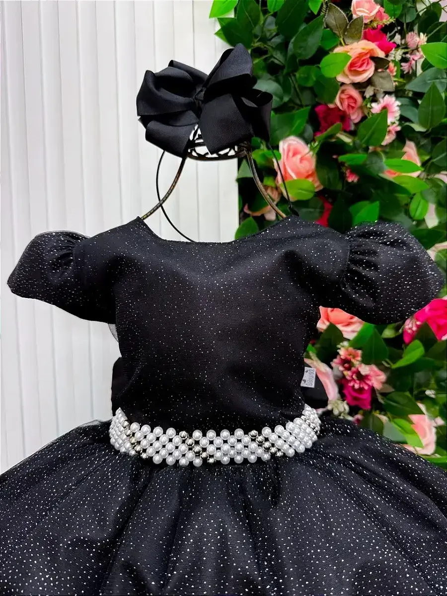 Vestido longo heloisa preto, foto 3