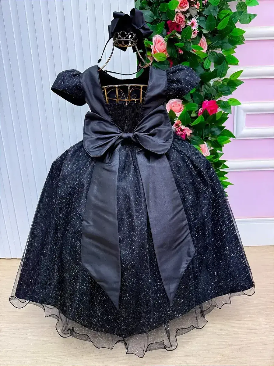 Vestido longo heloisa preto, foto 5