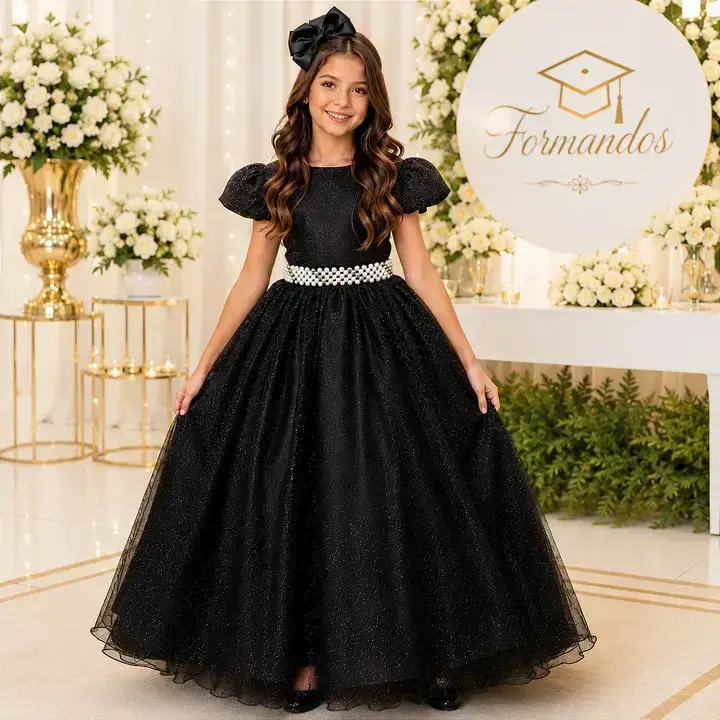 Vestido longo heloisa preto
