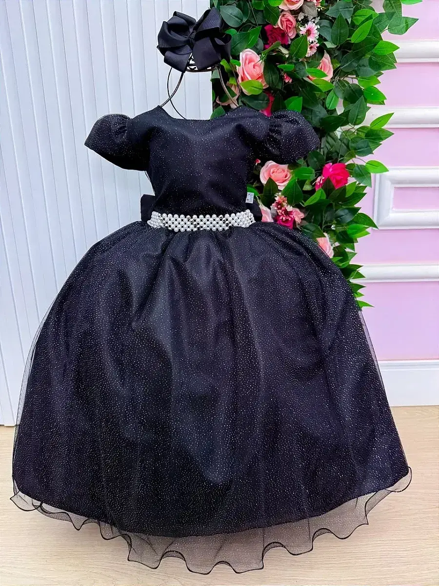 Vestido longo heloisa preto, foto 2